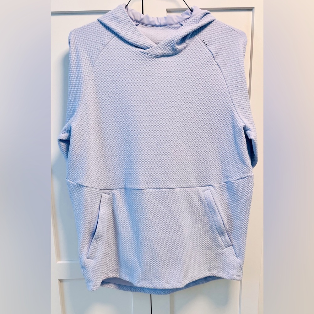 Lululemon Mens Large Specialty Hoodie Sweatshirt -light blue